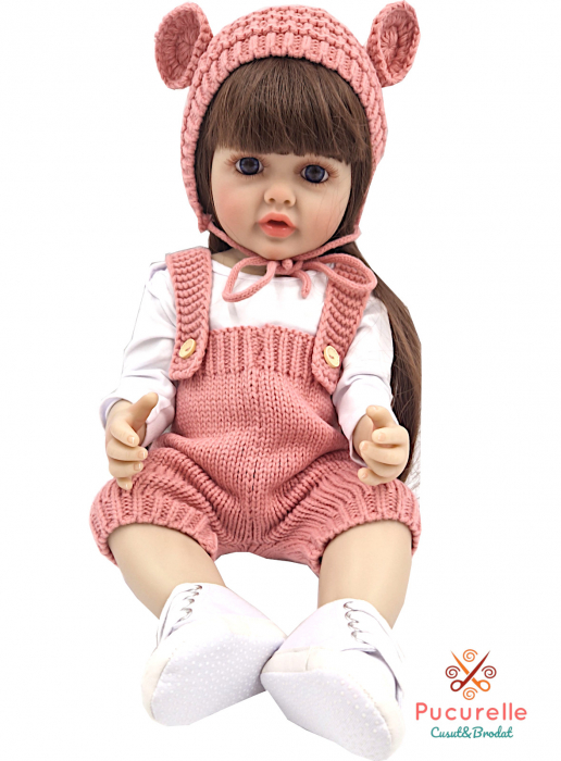 Păpușă mare realistă, reborn, personalizată cu nume brodat "Milley" [3]