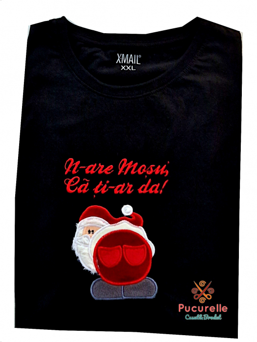 Tricou personalizat amuzant  Crăciun "N-are moșul" [1]