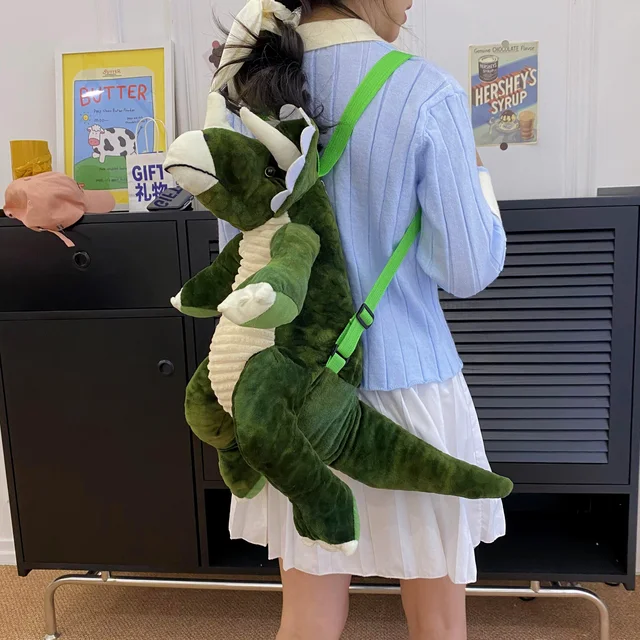 Rucsac /Ghiozdan Dinozaur Triceraptos personalizat prin brodare [4]