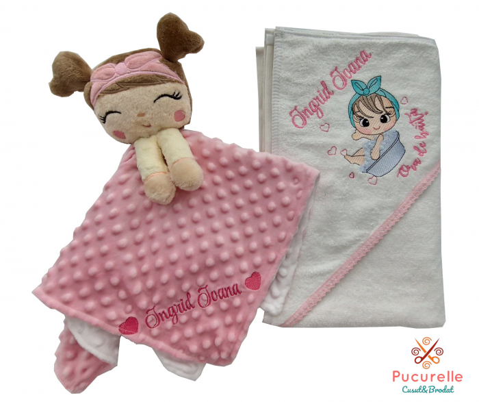 Trusou botez personalizat - 12 piese "Baby girl" [8]