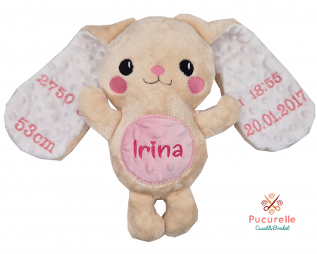 Jucărie "Bunny Love" All Plush - Date de naștere [1]
