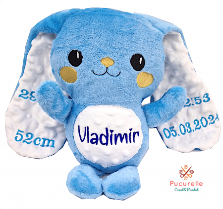 Paște - Jucărie "Bunny Love" All Plush - Date de naștere