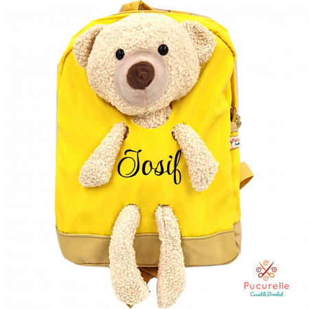 Rucsac /Ghiozdan Ursuleț personalizat prin brodare [0]