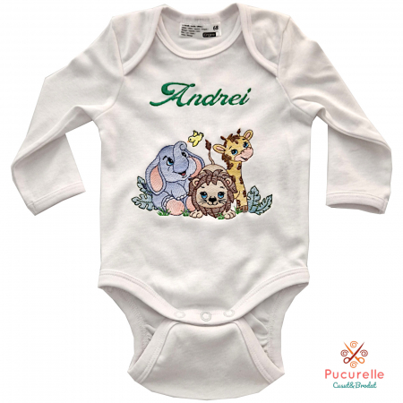 Trusou botez personalizat - 11 piese "Bubble Safari" [4]