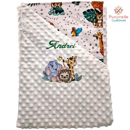 Trusou botez personalizat - 11 piese "Bubble Safari" [3]