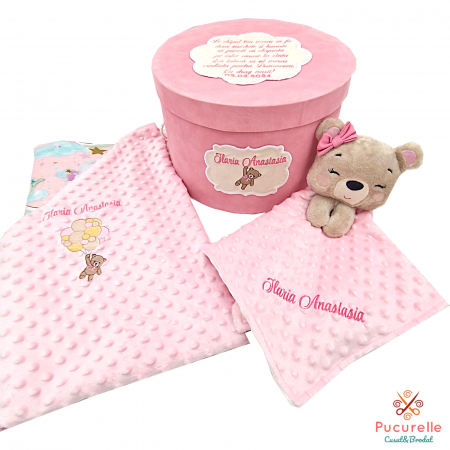 Trusou personalizat 11 piese "Ursulica cu baloane" 3D - [2]