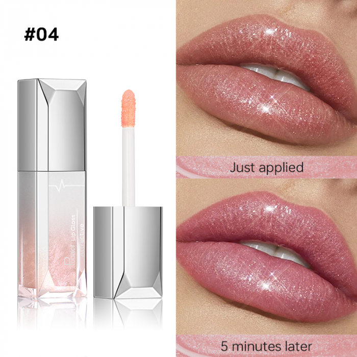 GLOSS STRĂLUCITOR care își schimbă culoarea la temperatura buzelor [10]