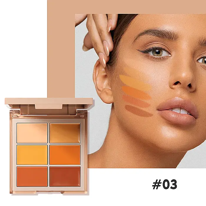 PALETĂ DE MACHIAJ PENTRU CORECTARE CULOARE & ANTICEARCĂN [9]