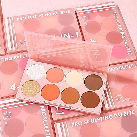 TEN - PALETĂ MAKEUP 4 IN 1 (nr #02)
