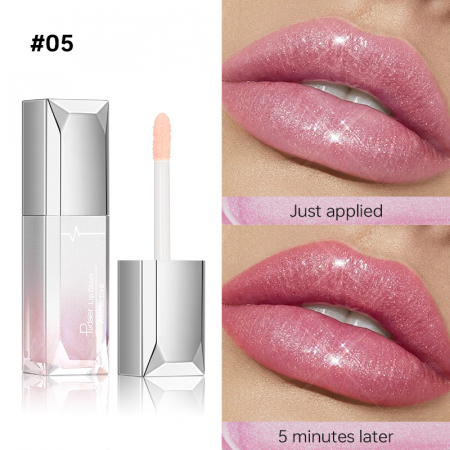 GLOSS STRĂLUCITOR care își schimbă culoarea la temperatura buzelor [10]