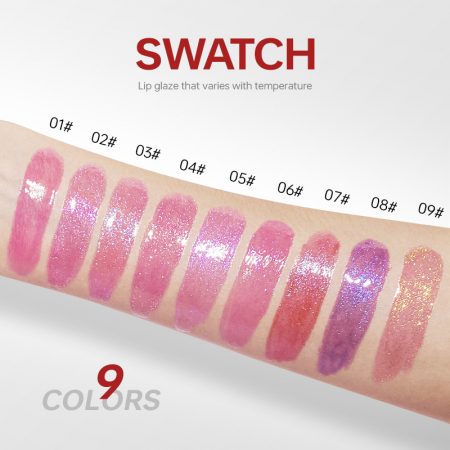 GLOSS STRĂLUCITOR care își schimbă culoarea la temperatura buzelor [3]