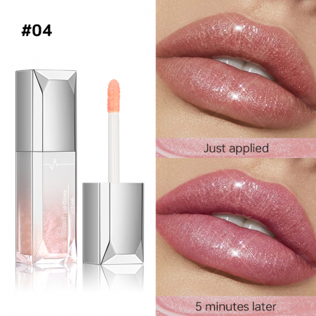 GLOSS STRĂLUCITOR care își schimbă culoarea la temperatura buzelor [9]