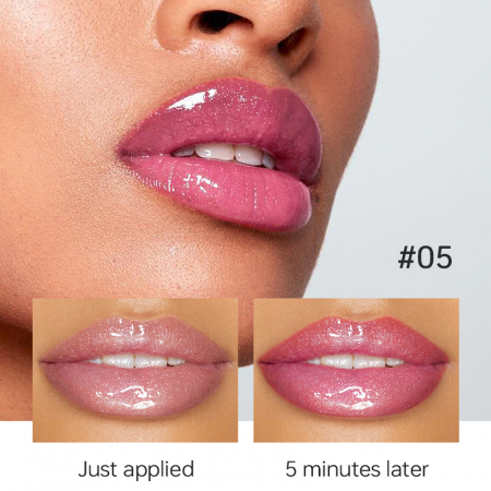 GLOSS STRĂLUCITOR care își schimbă culoarea la temperatura buzelor [6]