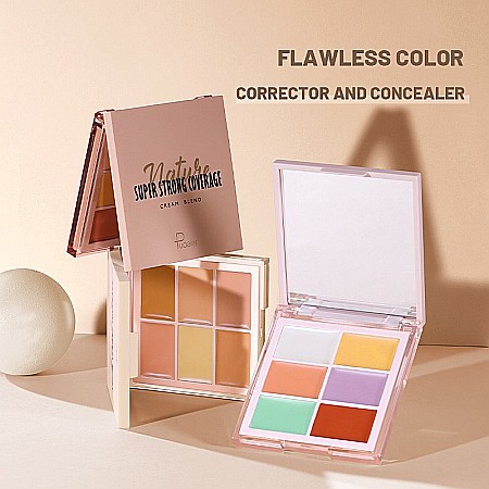 PALETĂ DE MACHIAJ PENTRU CORECTARE CULOARE & ANTICEARCĂN [4]