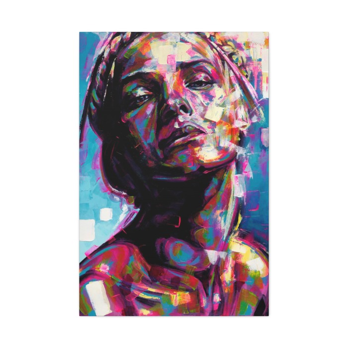 Tablou Canvas African Color Paint [2]
