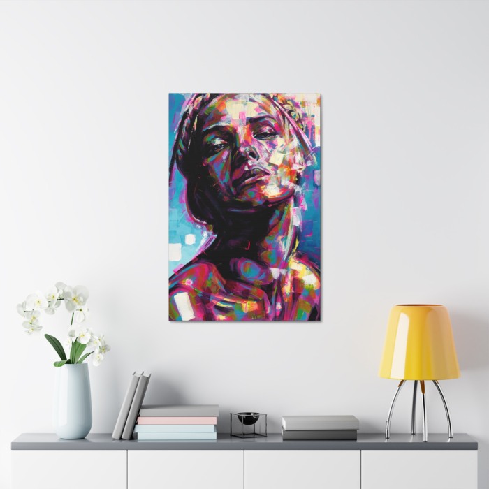 Tablou Canvas African Color Paint [3]