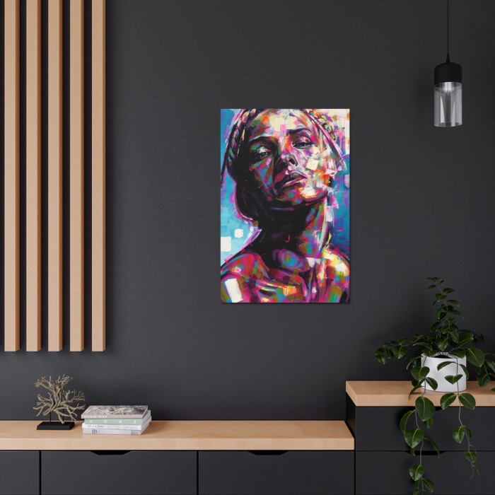 Tablou Canvas African Color Paint [4]