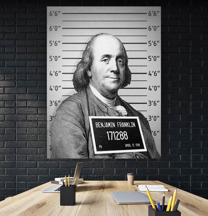 Tablou canvas Benjamin Franklin [3]