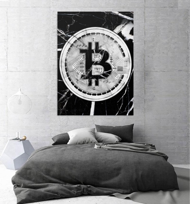 Tablou canvas Bitcoin Diagram [2]