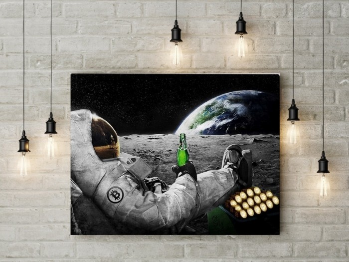 Tablou canvas Bitcoin Power [2]