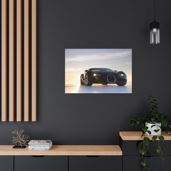 Tablou Canvas Black Bugatti [3]