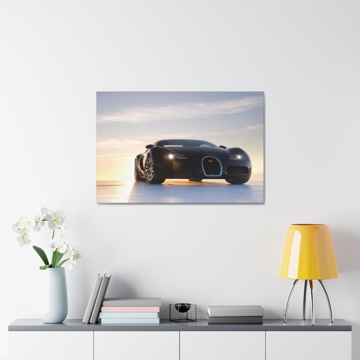 Tablou Canvas Black Bugatti [2]