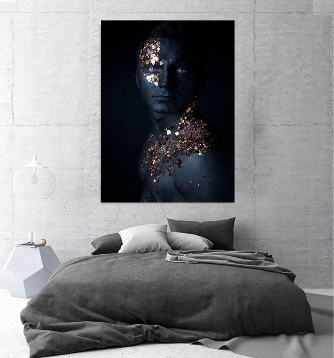 Tablou canvas Blue Cristal Men [3]