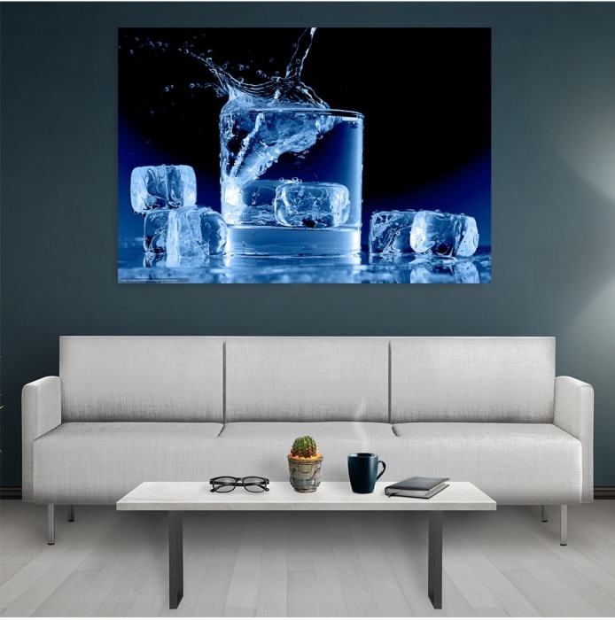 Tablou Canvas Bucatarie Ice Water [2]