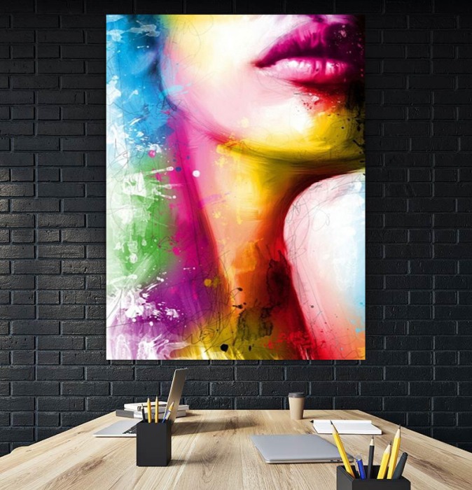 Tablou canvas Colorful Neck [1]