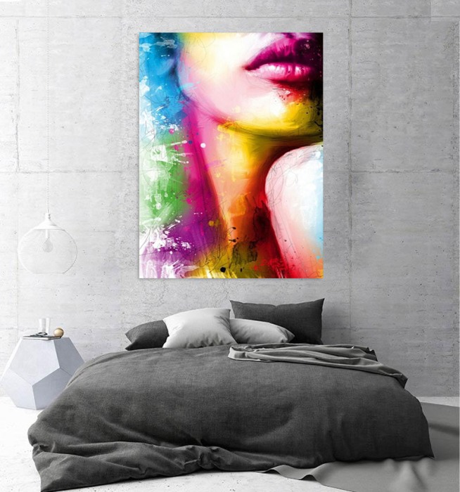 Tablou canvas Colorful Neck [3]