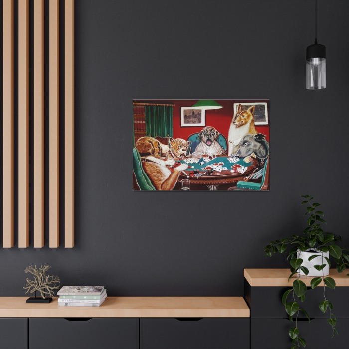Tablou Canvas Dog  Poker Society [4]