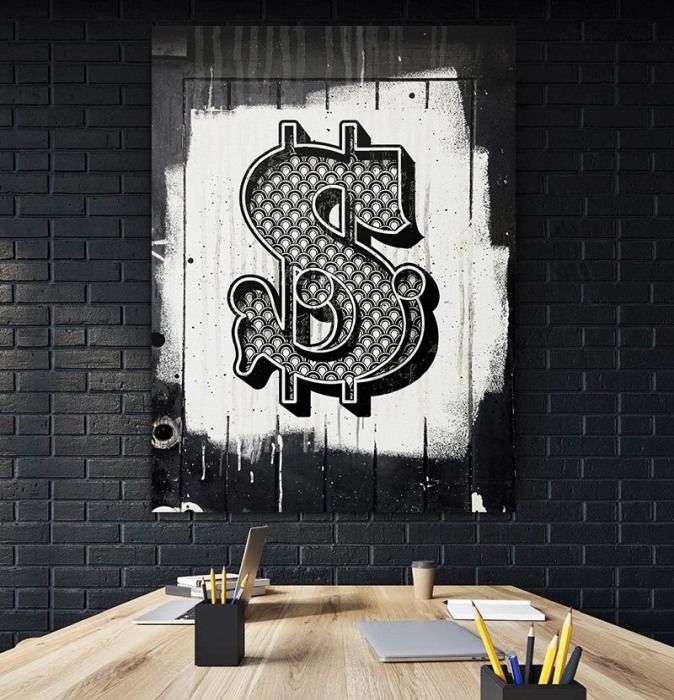 Tablou canvas Dollar [3]