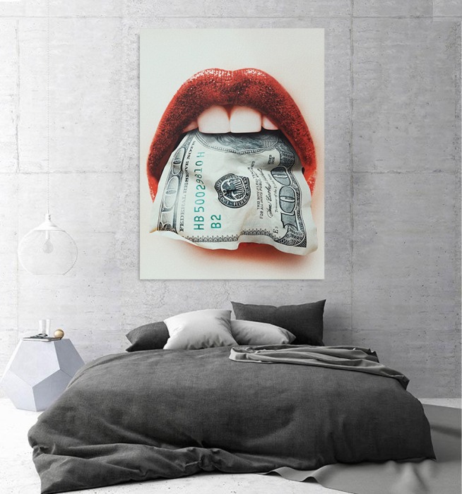 Tablou canvas Eating Money [2]