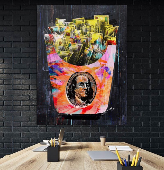 Tablou canvas Franklin Money [3]