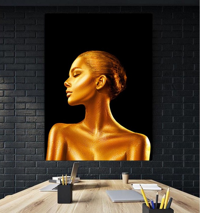 Tablou canvas Golden Girl [2]