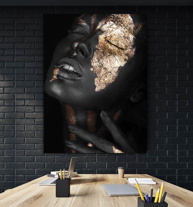 Tablou canvas Golden Girl [3]