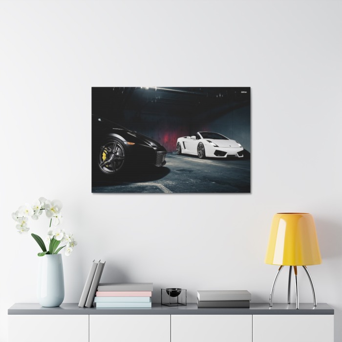 Tablou Canvas Lambourghini B&W [2]