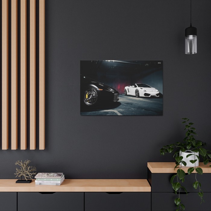 Tablou Canvas Lambourghini B&W [3]