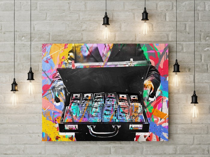 Tablou canvas Money Case [3]