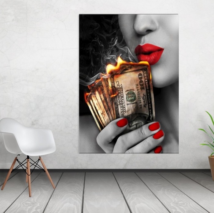 Tablou canvas Money To Burn [2]