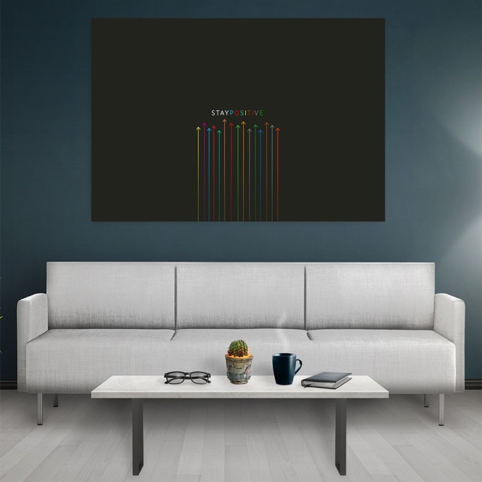 Tablou canvas Motivational Stay Positive [2]