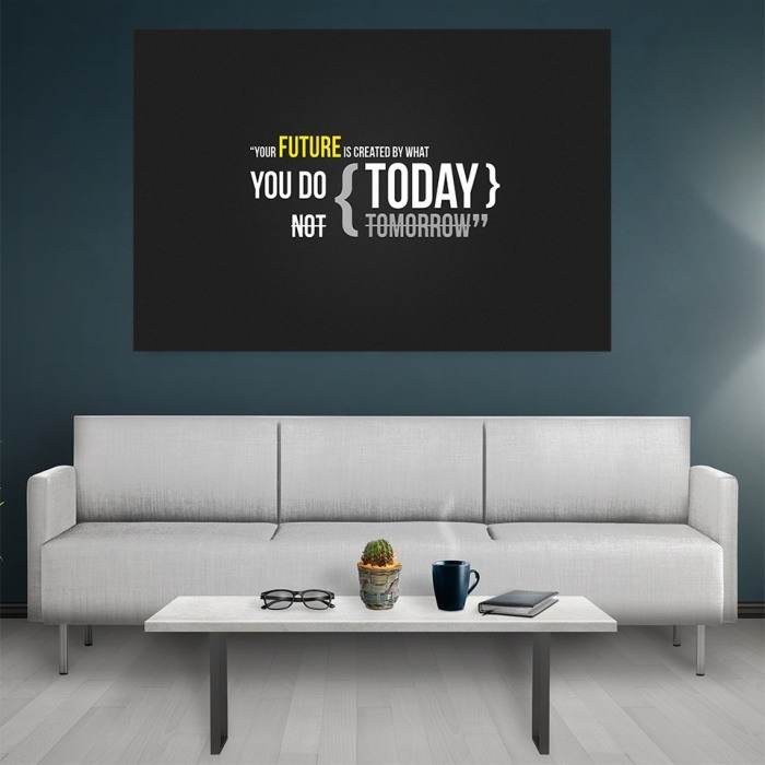 Tablou canvas Motivational Your Future Today [2]