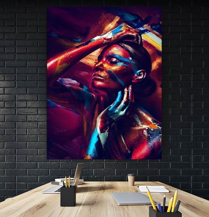 Tablou canvas Power Of Tribal Color [3]