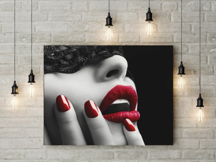Tablou canvas Red Lips [3]