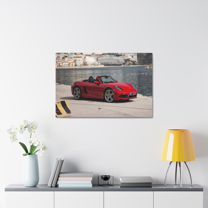 Tablou Canvas Red Porsche [2]
