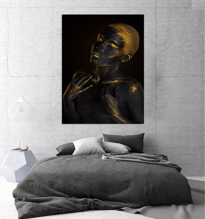 Tablou canvas Tribal Gold [2]
