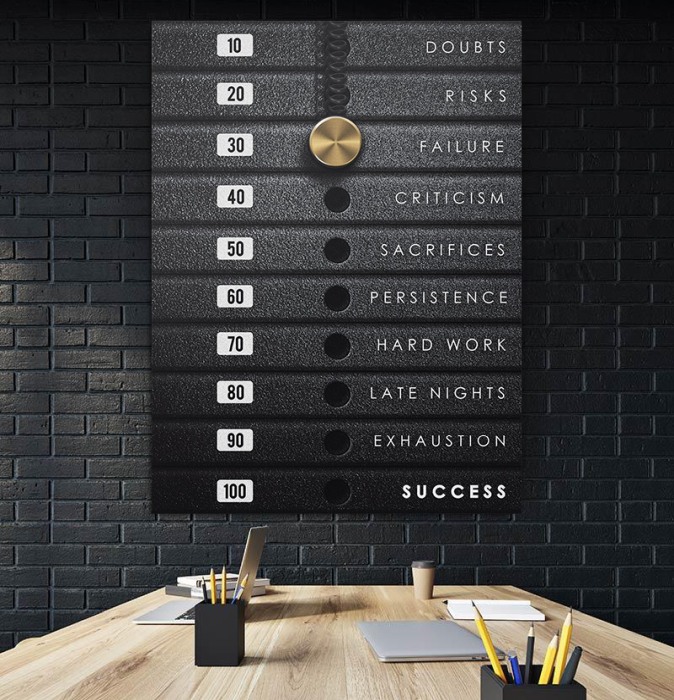 Tablou canvas Weight of Success [3]