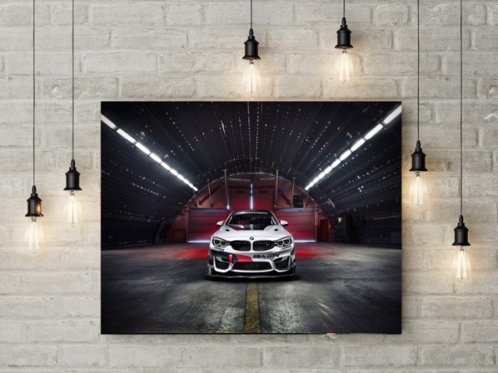 Tablou canvas White BMW [2]