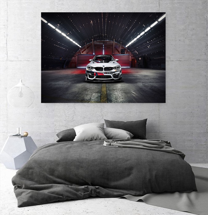 Tablou canvas White BMW [3]