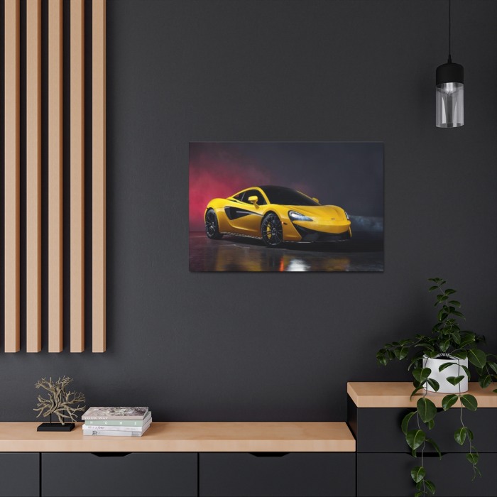 Tablou Canvas Yellow Mclaren [2]